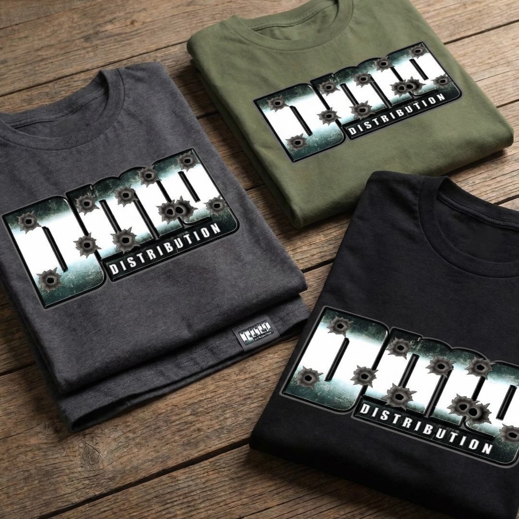 DMG Distribution tees